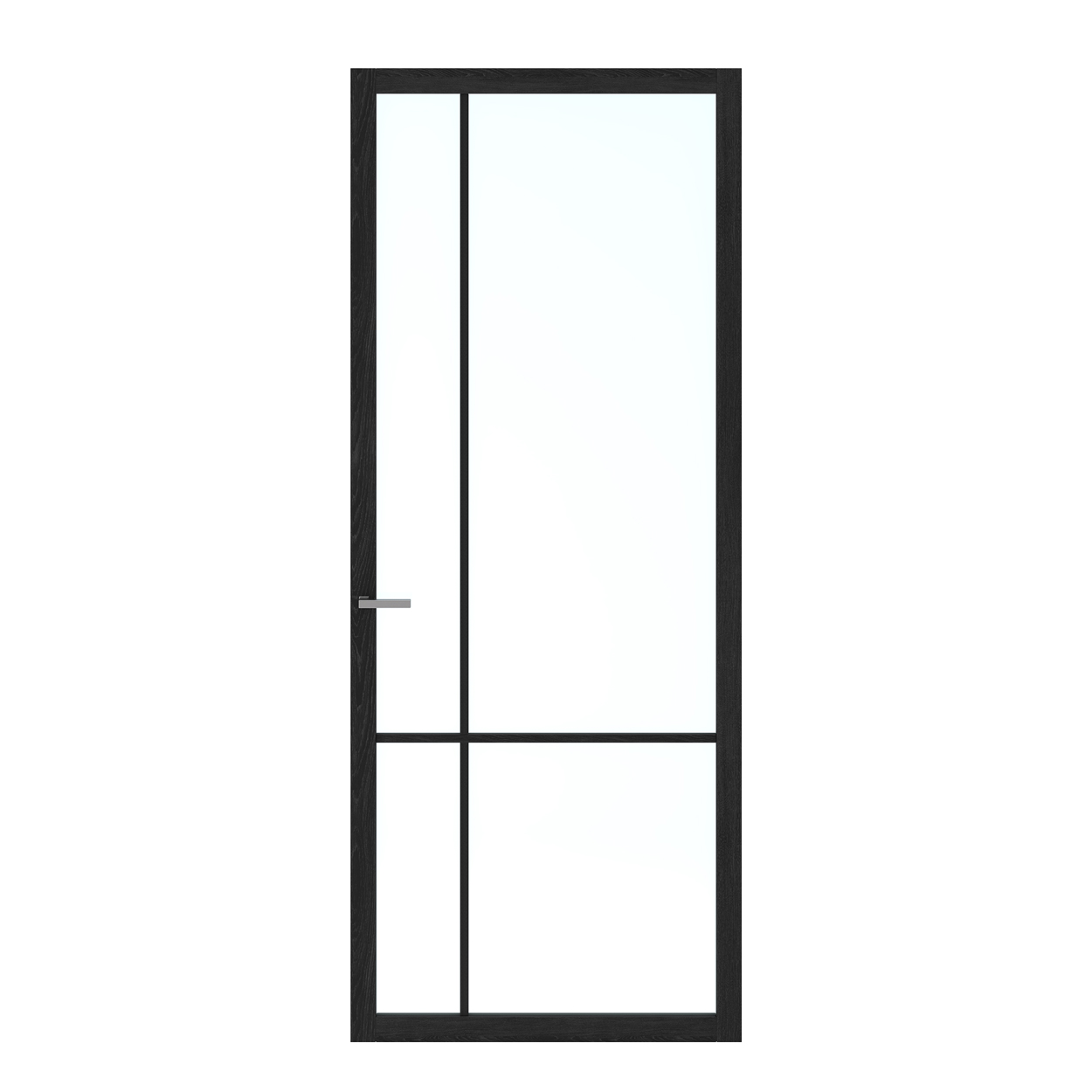 Binnendeur Skantrae SSL 14709 Blank Glas Charcoal Oak